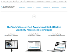 Tablet Screenshot of converus.com